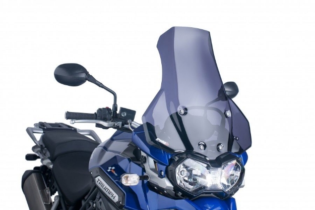 Afbeeldingen van Vervangingsruit Touring Puig Triumph Tiger 1200 Explorer '12-15 -donker getint
