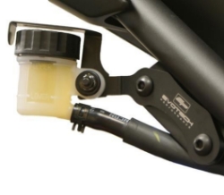 Afbeeldingen van Afdekplaatjes duo voetsteunen Evotech Performance Yamaha MT-09 Sport Tracker '15-16