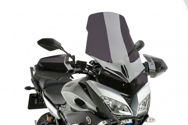 Afbeeldingen van Vervangingsruit touring Puig Yamaha MT-09 Tracer '15-'17 -donker getint