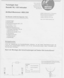Afbeeldingen van Custom Twinlight Set Hepco&Becker chroom Suzuki VL125LC/ VL250LC INTRUDER