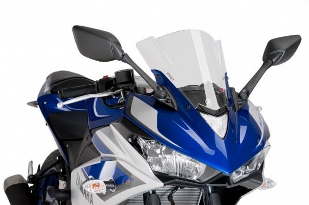 Afbeeldingen van Vervangingsruit Puig Jetstream Puig Yamaha R3 '15--transparant