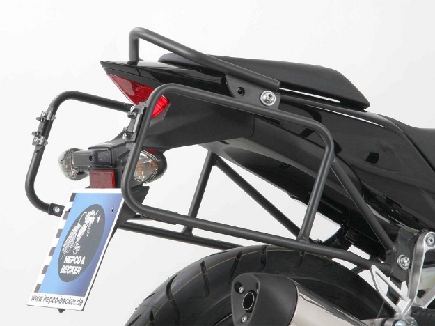 Afbeeldingen van Kofferrek antraciet Lock-it Hepco&Becker Honda CB500X '19-