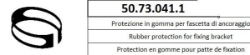 Afbeeldingen van MIVV rubber voor demperklem L (400x42mm)