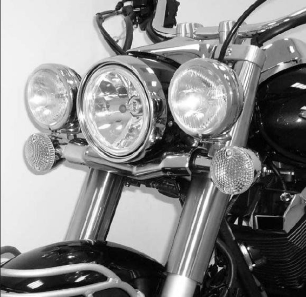 Afbeeldingen van Custom Twinlight Set Hepco&Becker chroom Yamaha XVS950 Midnight Star 2009-