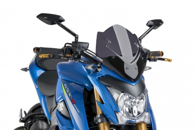 Afbeeldingen van Vervangingsruit naked bike Suzuki GSX-S1000 '15-20 -donker getint