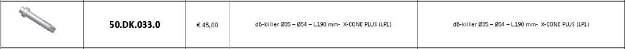 Afbeeldingen van MIVV DB-killer Ø35 - Ø54 - L.190 mm X-Cone Plus LP1
