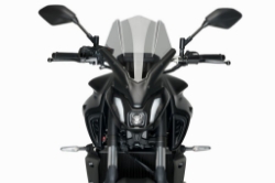 Afbeeldingen van Vervangingsruit naked bike Touring Puig Yamaha MT-07 '21-24 licht getint