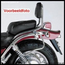 Afbeeldingen van Sissybar zonder rekje Hepco&Becker chroom Yamaha XVS1100 '99-'02