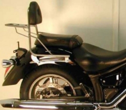 Afbeeldingen van Sissybar zonder rekje Hepco&Becker chroom Yamaha XVS1300 Midnight Star '07-'16