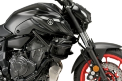 Afbeeldingen van Side Spoiler Downforce van Puig voor de Yamaha MT-07 '21-24 zwart