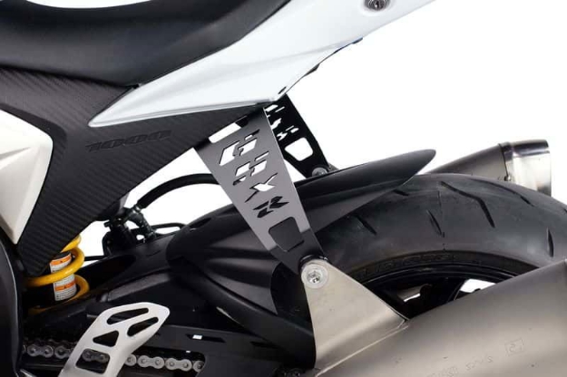 Afbeeldingen van Uitlaatsteun zwart Puig Suzuki GSX-R1000 2009-2011 (set van 2)