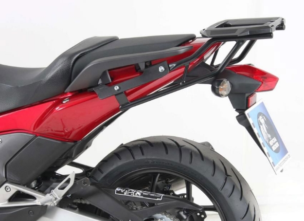 Afbeeldingen van Topdrager zwart Alurack Hepco&Becker Honda NC750D Integra '14-15
