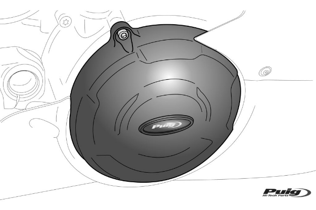 Afbeeldingen van Engine cover set 3-delig Puig Honda CBR650R '21-