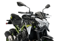 Afbeeldingen van Naked Front Spoiler mat zwart Puig voor Kawasaki Z900 '20-24