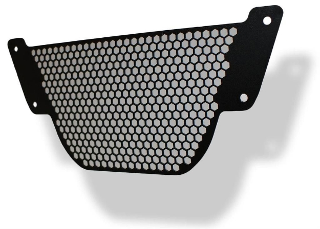 Afbeeldingen van Oliekoelercover zwart Evotech Performance Ducati Monster 1200R '16-19