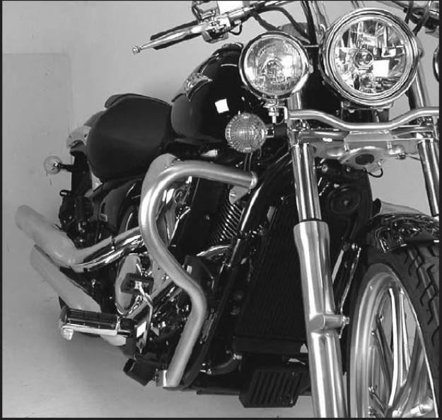 Afbeeldingen van Valbeugel chroom Hepco&Becker Kawasaki VN900 CUSTOM '07-