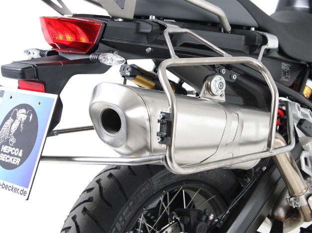 Afbeeldingen van Kofferrek Cutout RVS Hepco&Becker BMW F750GS '18-23