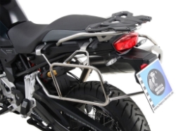 Afbeeldingen van Kofferset Hepco&Becker 'Cutout' met RVS rek en Xplorer koffers BMW F750GS '18-23