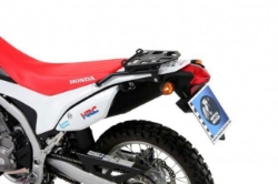Afbeeldingen van Topdrager zwart Minirack Hepco&Becker Honda CRF250L '13-inclusief TC40 journey zilver