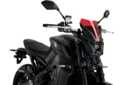 Afbeeldingen van Vervangingsruit naked bike Sport Puig Yamaha MT-09 '21-23 rood
