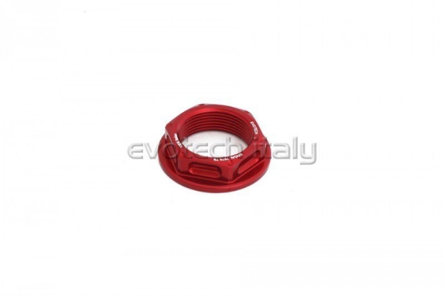 Afbeeldingen van achterwielmoer aluminium Evotech TB-028-Rood