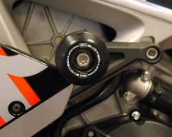 Afbeeldingen van Crash bobbins Evotech Performance Aprilia RSV4 Factory '09-14