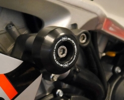 Afbeeldingen van Crash bobbins Evotech Performance Aprilia RSV4 RR '15-20