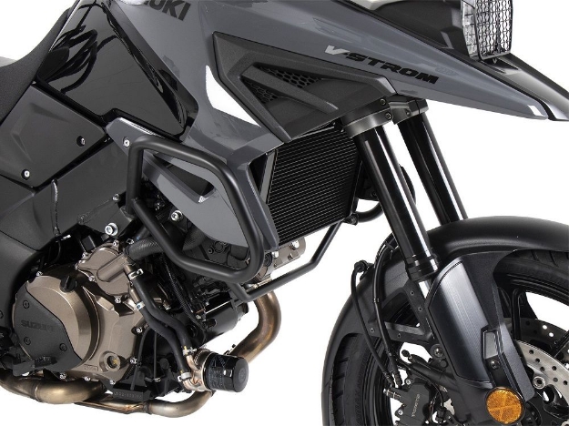 Afbeeldingen van Valbeugel zwart Hepco&Becker voor Suzuki DL1050 '20-