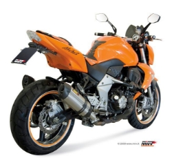 Afbeeldingen van MIVV Suono Steel Black RVS dempers Kawasaki Z1000 '07-'09