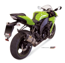 Afbeeldingen van MIVV Suono Steel Black RVS demper Kawasaki ZX10-R '08-'10