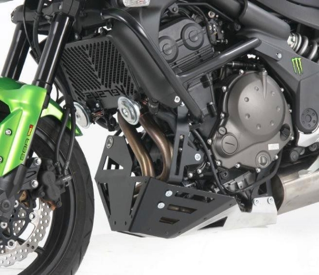 Afbeeldingen van Carterplaat aluminium Hepco&Becker Kawasaki Versys 650 '07-14