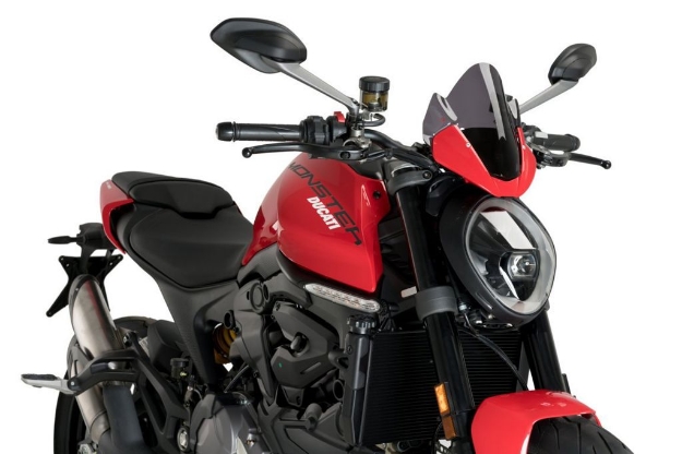 Afbeeldingen van Vervangingsruit naked bike Sport Puig Ducati Monster 950 '21- donker getint