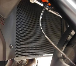 Afbeeldingen van Radiatorcover zwart Evotech Performance KTM 1290 Super Duke GT '16-18