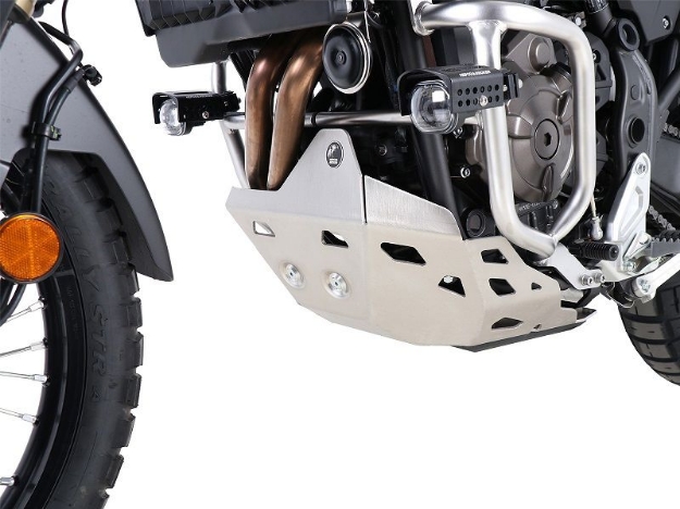 Afbeeldingen van Carterplaat zilver aluminium Hepco&Becker Yamaha XT700Z Tenere / Rally '19-20