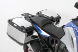 Afbeeldingen van Kofferset Hepco&Becker 'Cutout' met RVS rek en Xplorer BLACK koffers KTM 1050/ 1190 Adventure/ R