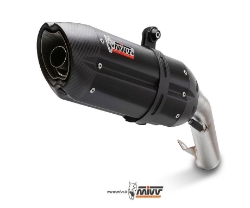 Afbeeldingen van MIVV Suono Steel Black RVS dempers Kawasaki Z1000 '14-