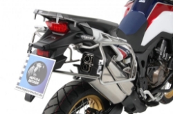 Afbeeldingen van Kofferrek RVS Hepco&Becker voor 'Cutout' Xplorer zijkoffers Honda CRF1000L Africa Twin '16-17