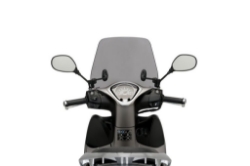 Afbeeldingen van Windscherm scooter model Traffic van Puig voor Honda SH125i '21- licht getint