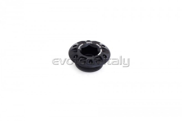 Afbeeldingen van swingarmmoer aluminium Evotech TB-070-Zwart