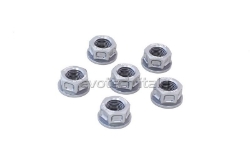 Afbeeldingen van Tandwielmoer aluminium Evotech TBK6-035 M10x1