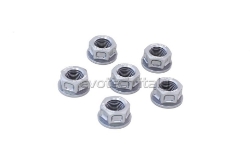 Afbeeldingen van Tandwielmoer aluminium Evotech TBK6-036