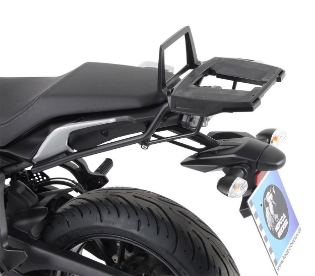 Afbeeldingen van Topdrager zwart Alurack Hepco&Becker Yamaha Tracer 7 '21-24