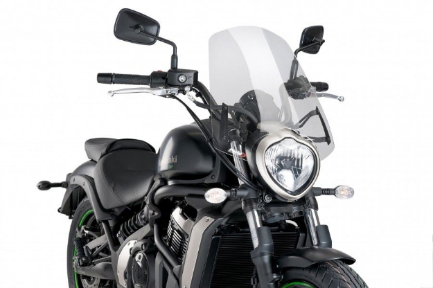 Afbeeldingen van Vervangingsruit Puig touring Kawasaki Vulcan S '15-/ Cafe '17- transparant