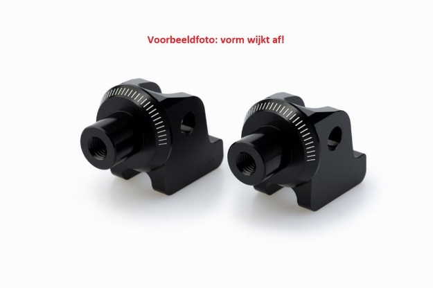 Afbeeldingen van Voetsteunadapters voorzijde van Puig voor Honda Forza 750 '21-
