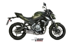 Afbeeldingen van MIVV systeem met Delta Race RVS Kawasaki Ninja 650 / Z650 '17-22 (1 lambda)