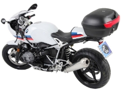 Afbeeldingen van Topdrager zwart Alurack Hepco&Becker BMW R NineT Racer '17-