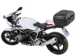 Afbeeldingen van Topdrager zwart Alurack Hepco&Becker BMW R NineT Racer '17-
