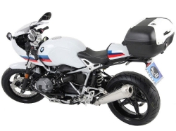 Afbeeldingen van Topdrager zwart Alurack Hepco&Becker BMW R NineT Racer '17-