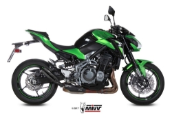Afbeeldingen van MIVV Double Gun Black demper Kawasaki Z900 '17- / A2 70KW