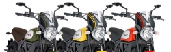 Afbeeldingen van Vervangingsruit naked bike met Carbon look kuipje Puig diverse Ducati Scrambler modellen
